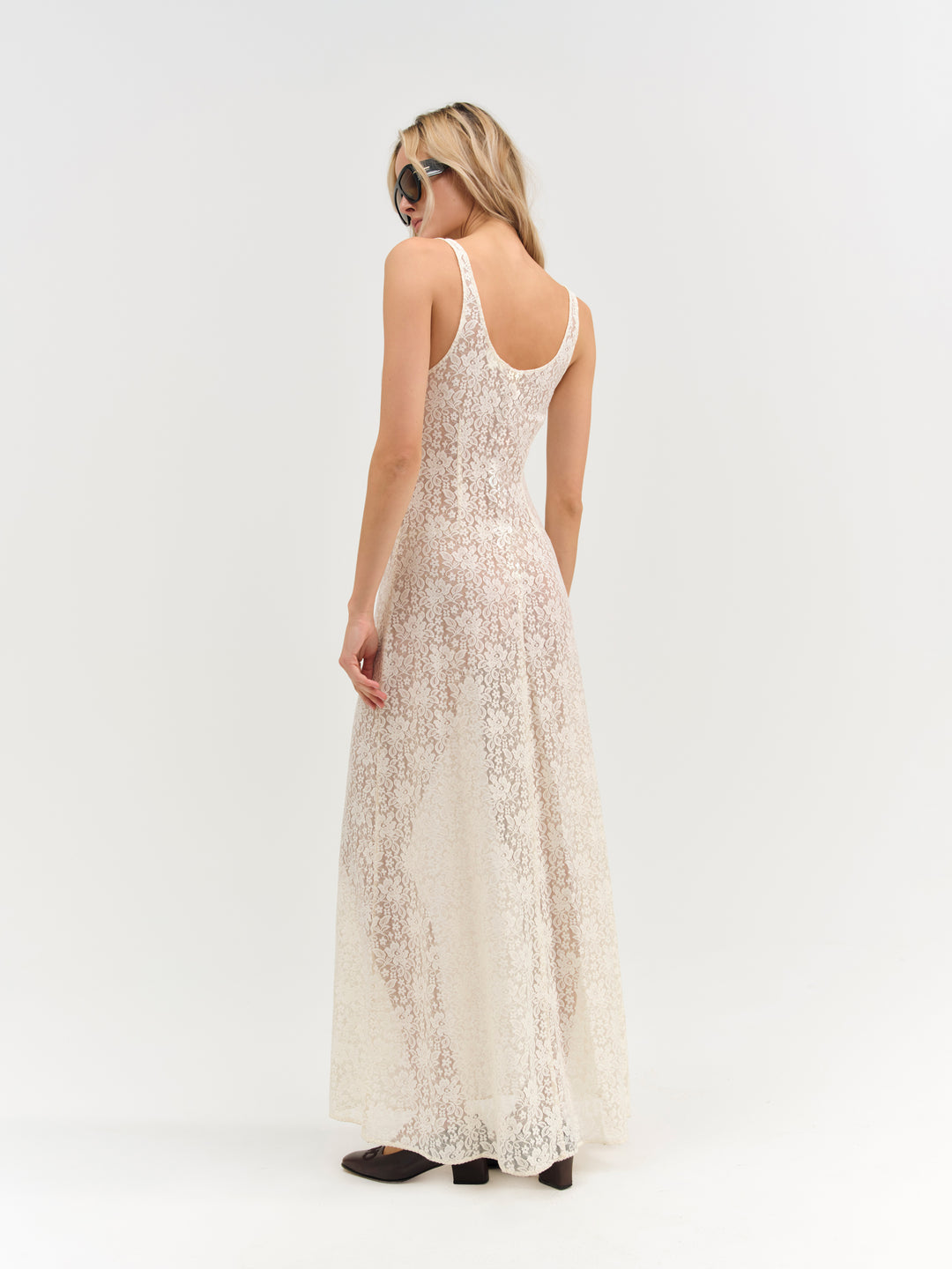Ella Lace Maxi Dress - Cream | For Love and Lemons