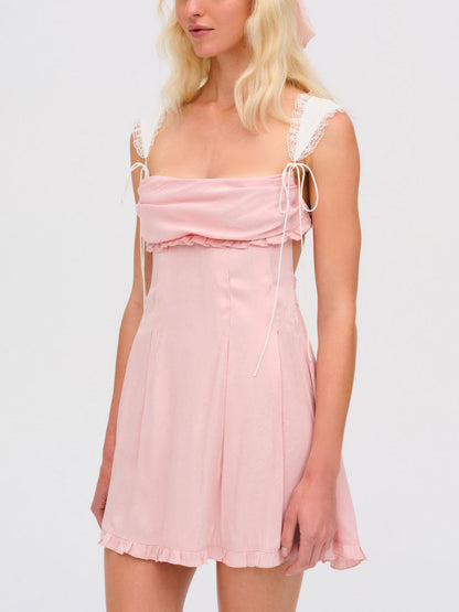 Holland Mini Dress - Pink | For Love and Lemons