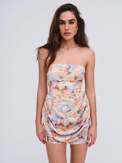 Delphine Mini Dress - Blue | For Love and Lemons