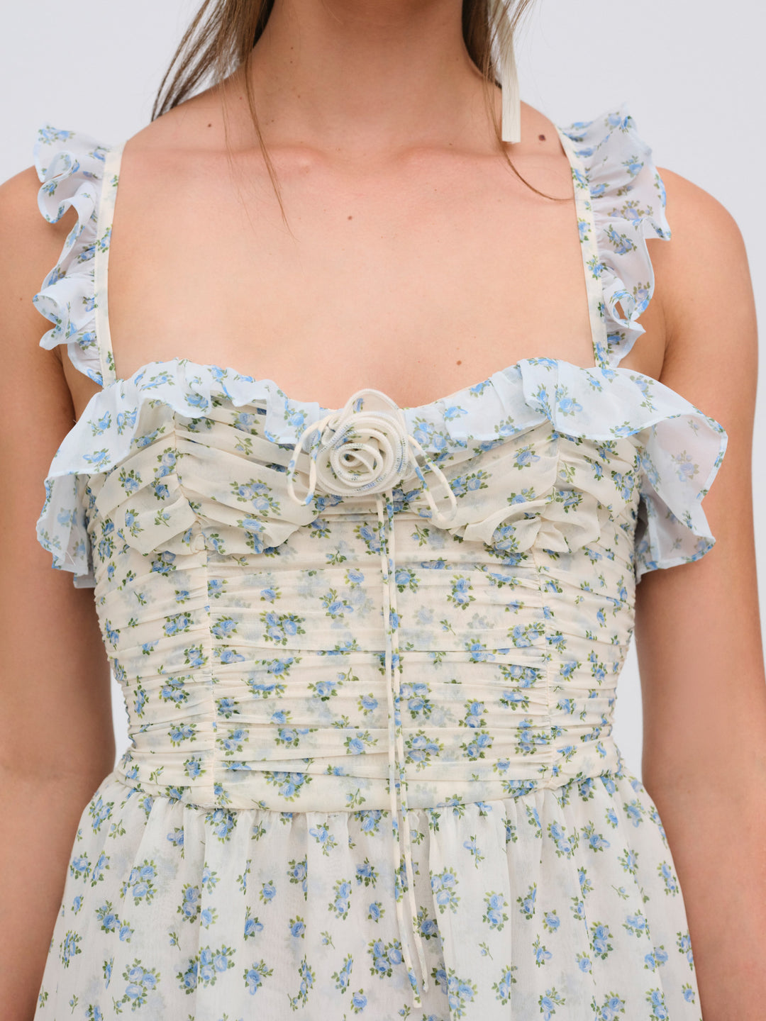 Chateau Mini Dress - Blue | For Love and Lemons