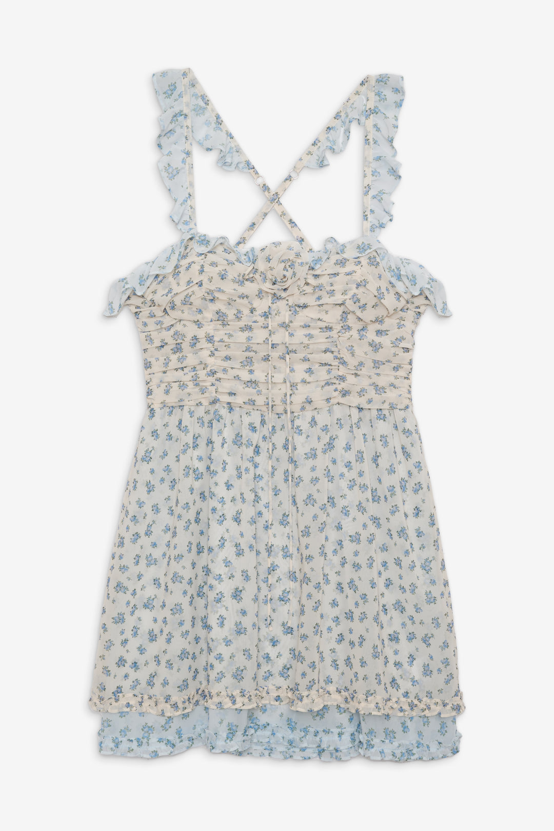 Chateau Mini Dress - Blue | For Love and Lemons
