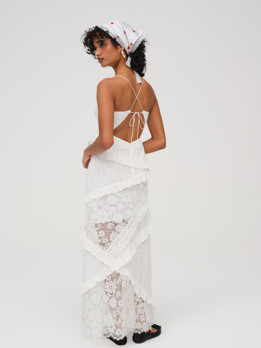 Rosalyn Maxi Dress - White | For Love and Lemons