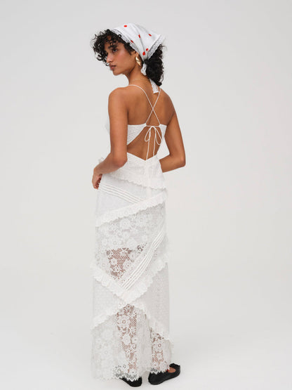 Rosalyn Maxi Dress - White | For Love and Lemons