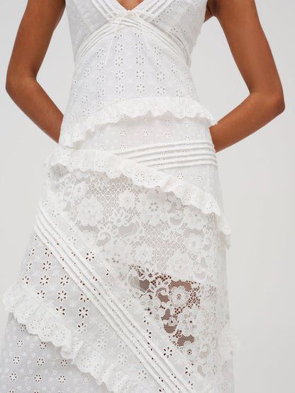 Rosalyn Maxi Dress - White | For Love and Lemons