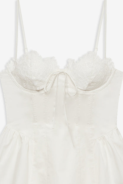 Shae Mini Dress - White | For Love and Lemons