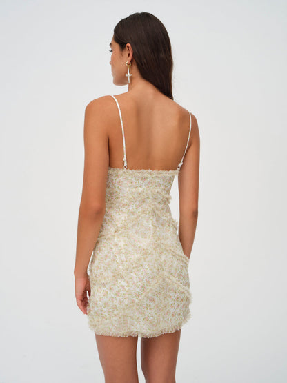Chania Mini Dress - Yellow | For Love and Lemons
