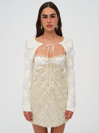 Chania Mini Dress - Yellow | For Love and Lemons