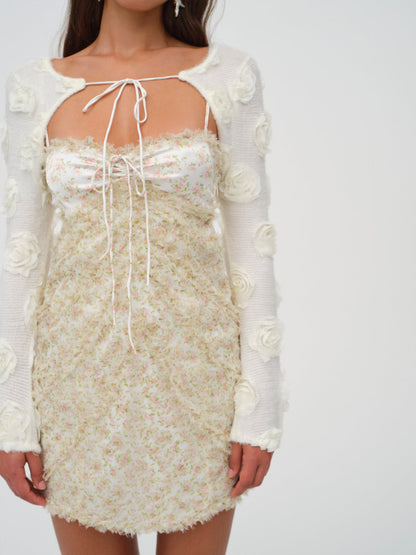 Chania Mini Dress - Yellow | For Love and Lemons
