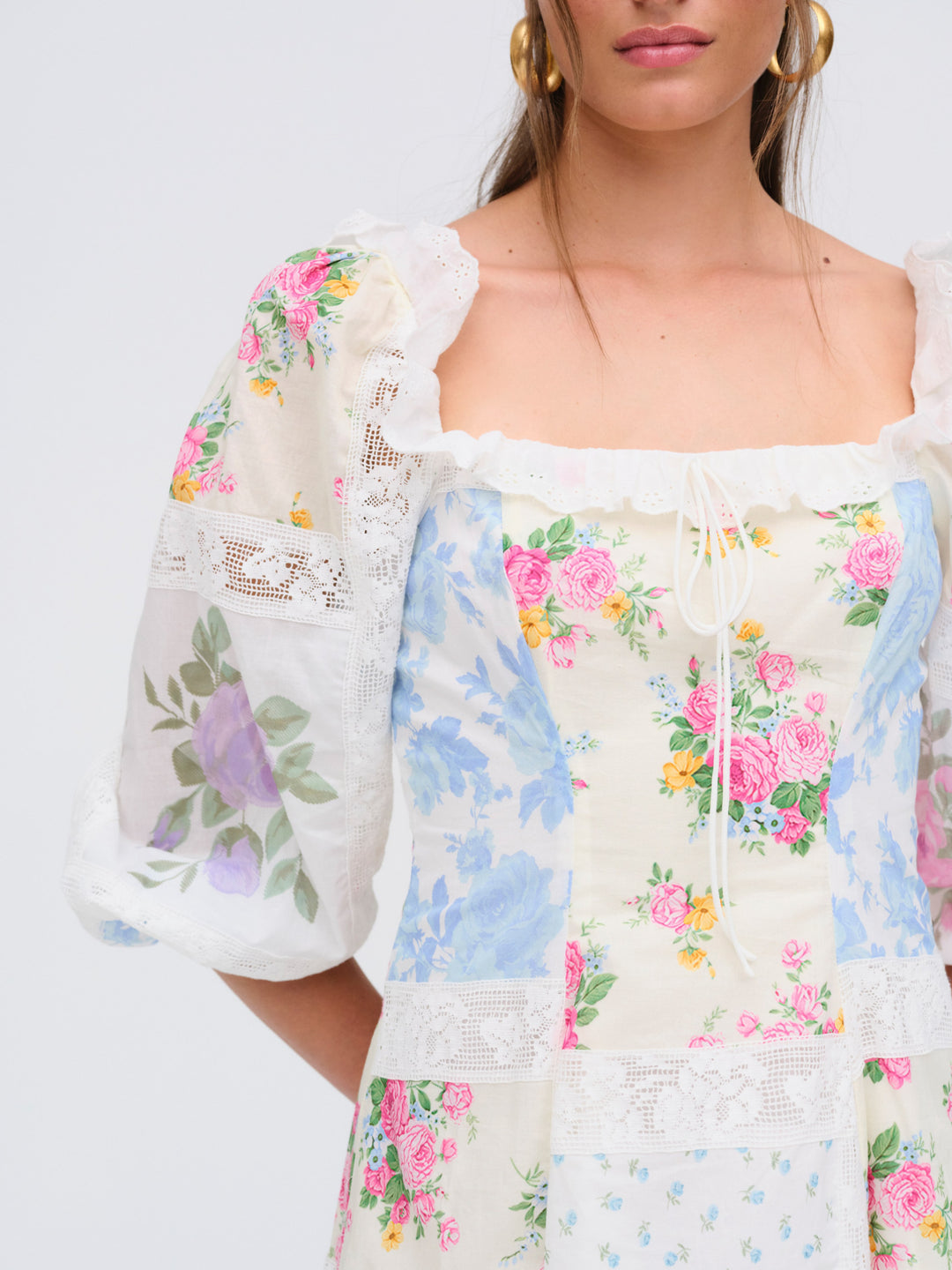 Evelina Mini Dress - Pink | For Love and Lemons