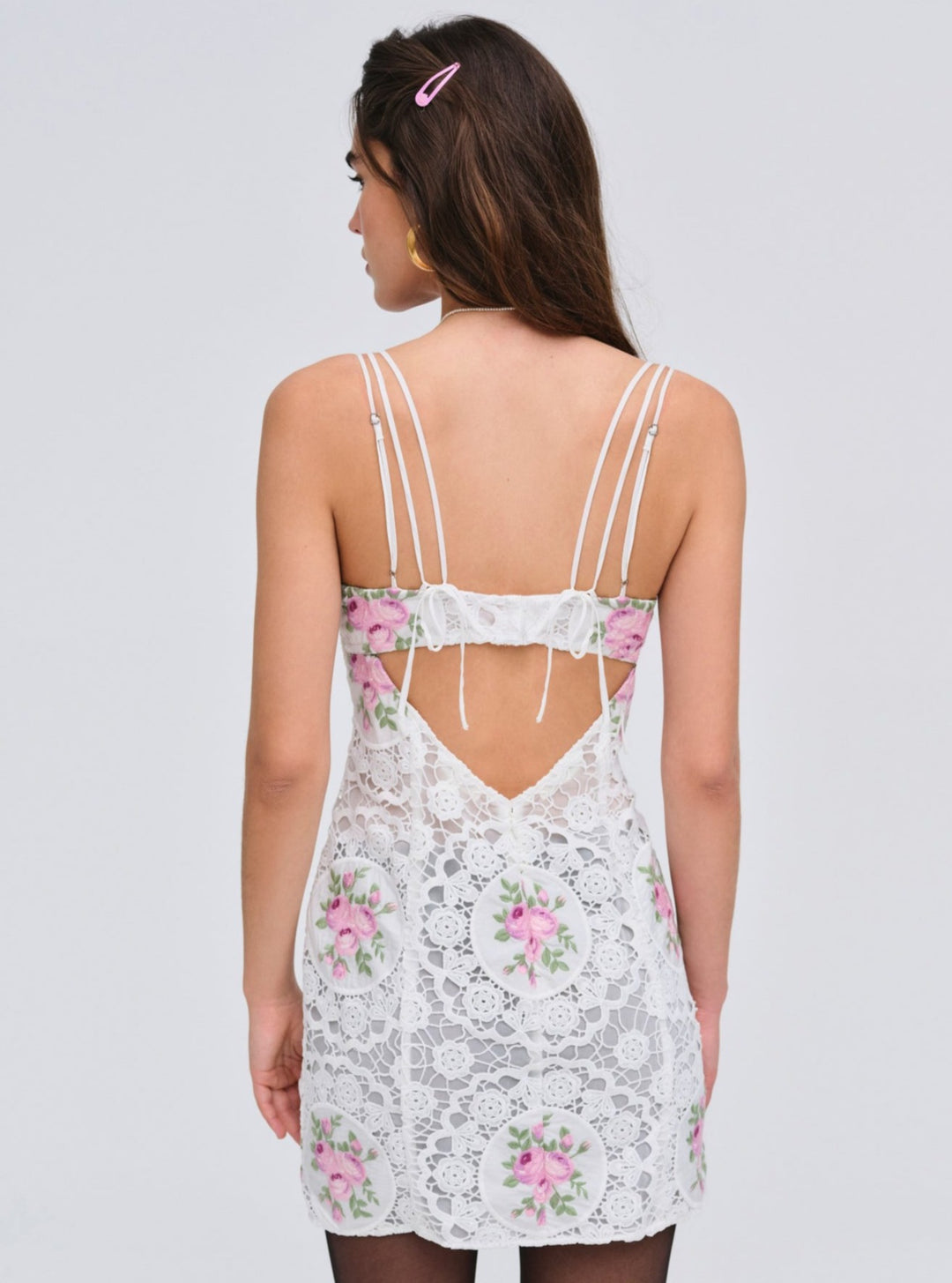 Bordeaux Mini Dress - Pink | For Love and Lemons