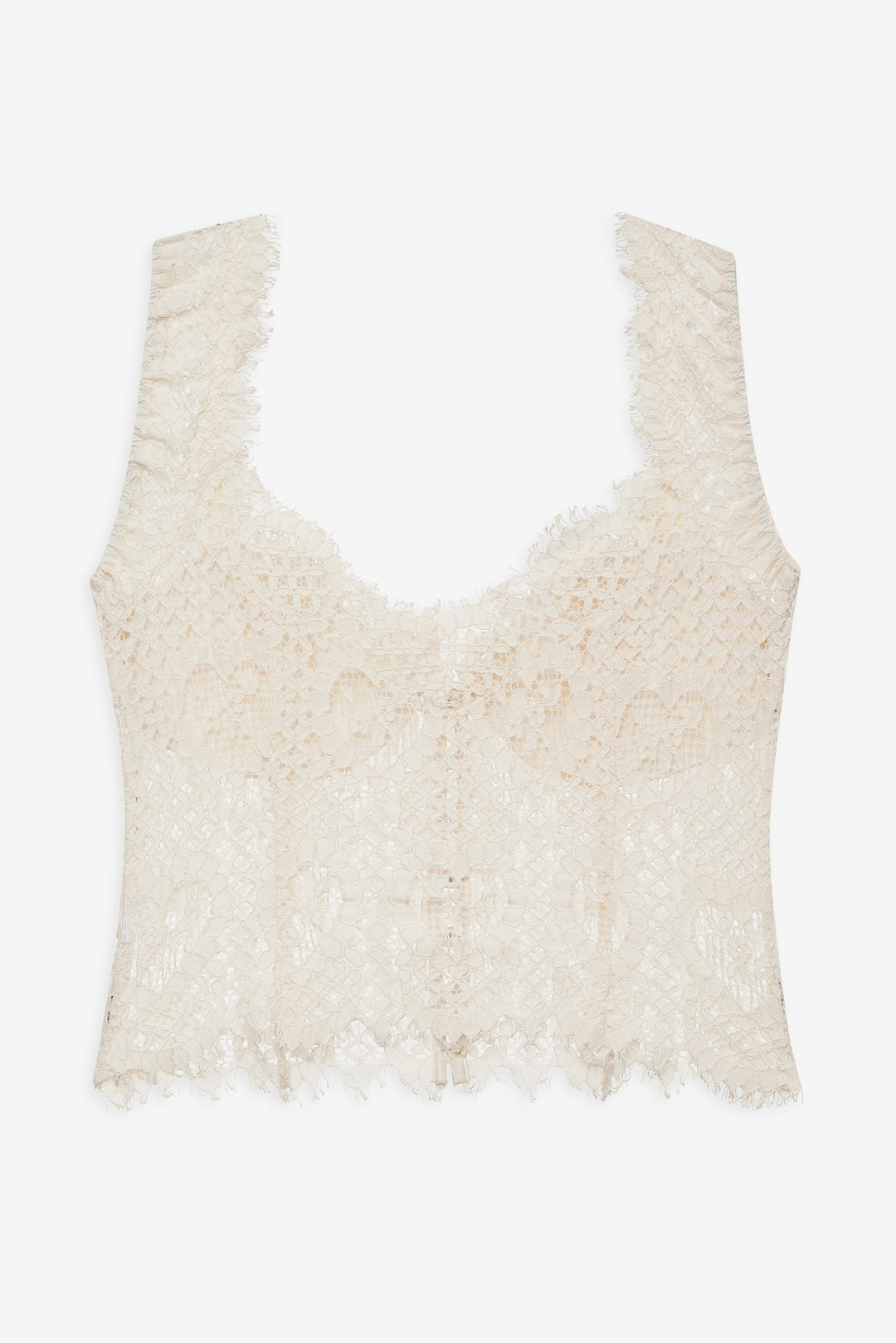 Waverly Lace Top - Cream | For Love and Lemons