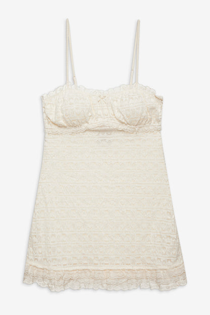 Reba Slip Dress - White | For Love and Lemons