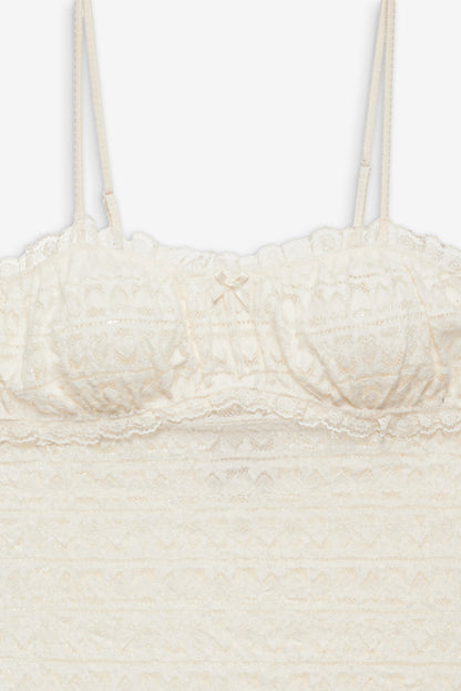 Reba Slip Dress - White | For Love and Lemons