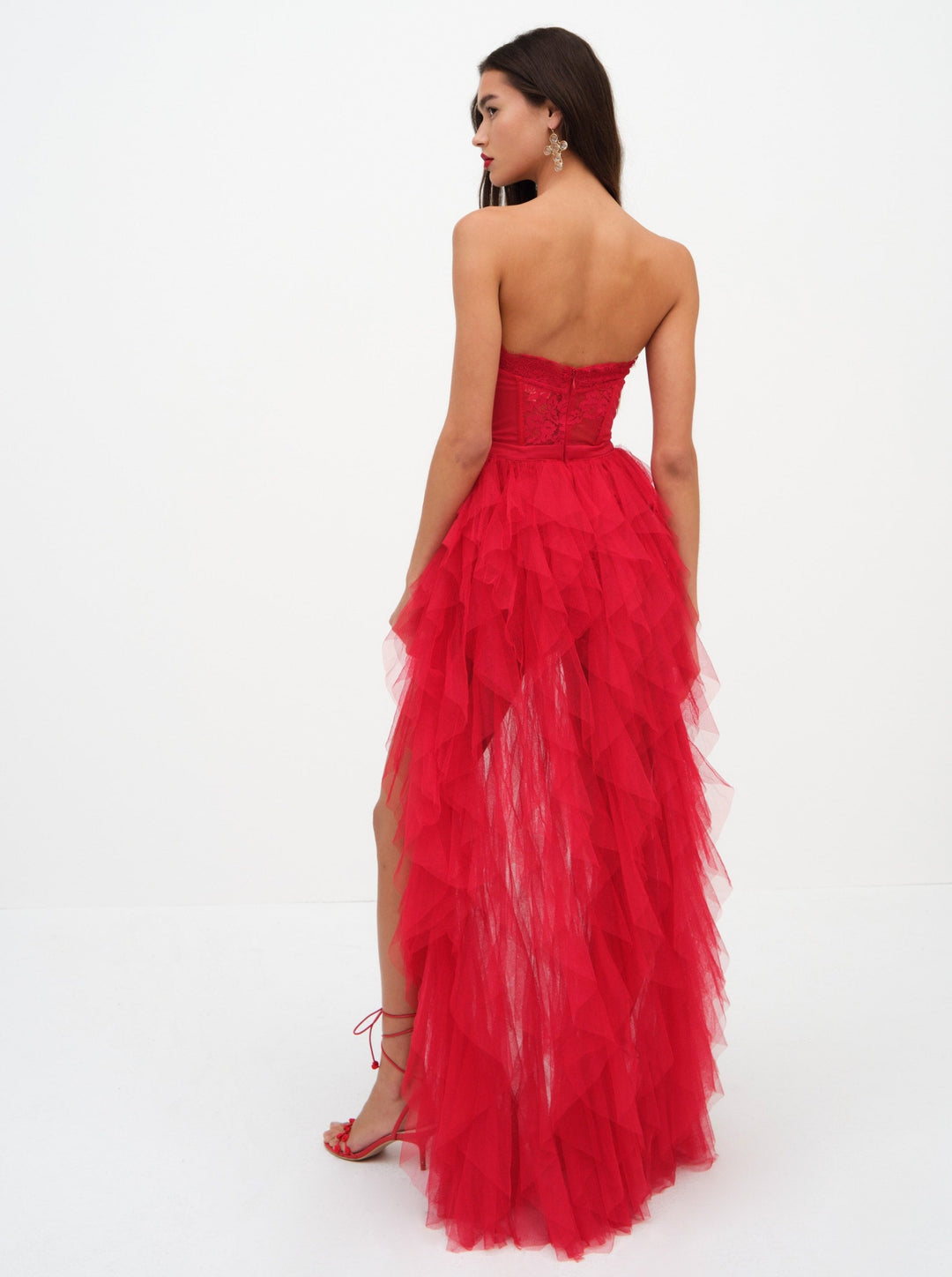 Bustier Gown - Red | For Love and Lemons