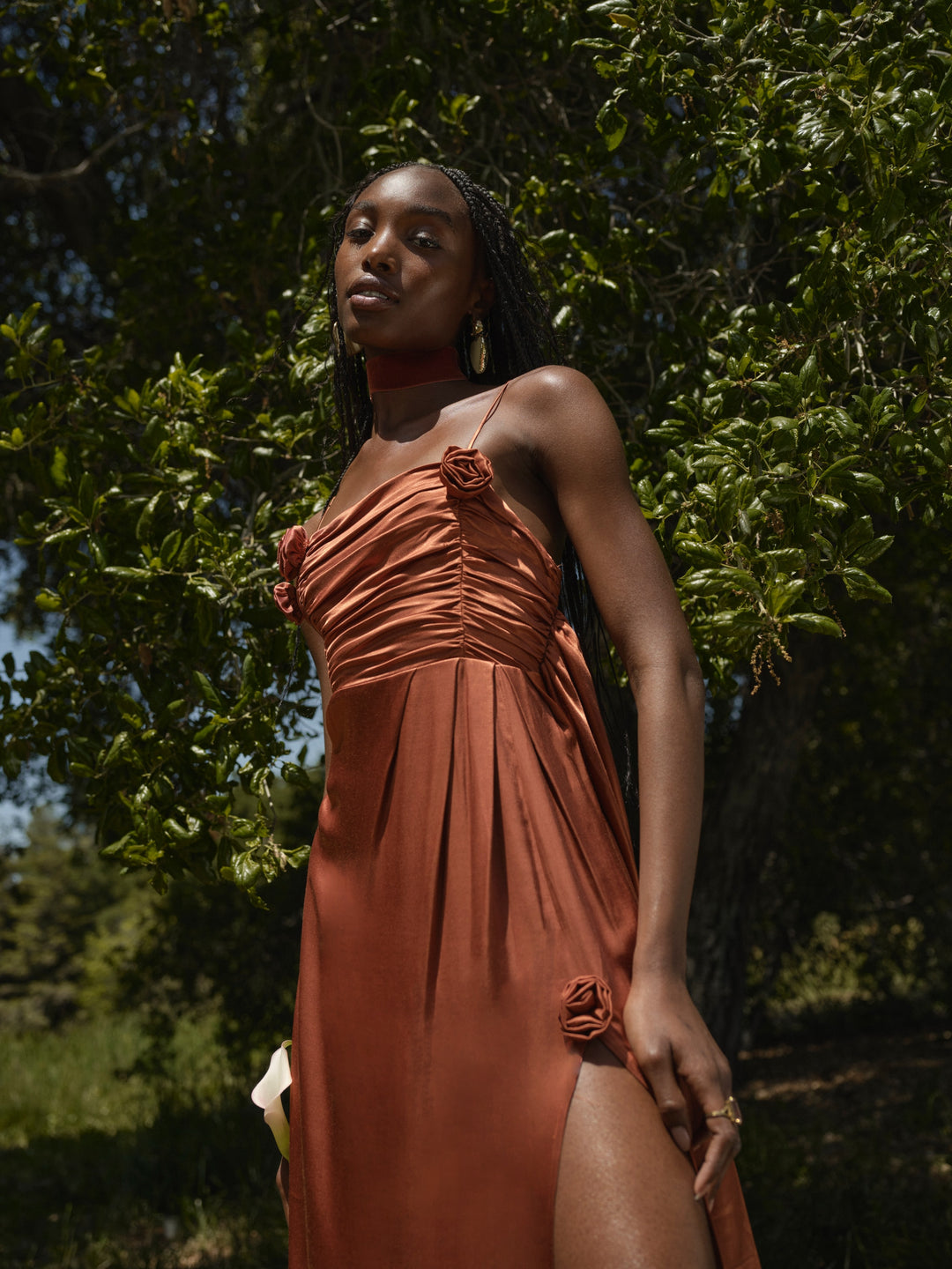 Winona Bridesmaid Gown - Orange | For Love and Lemons