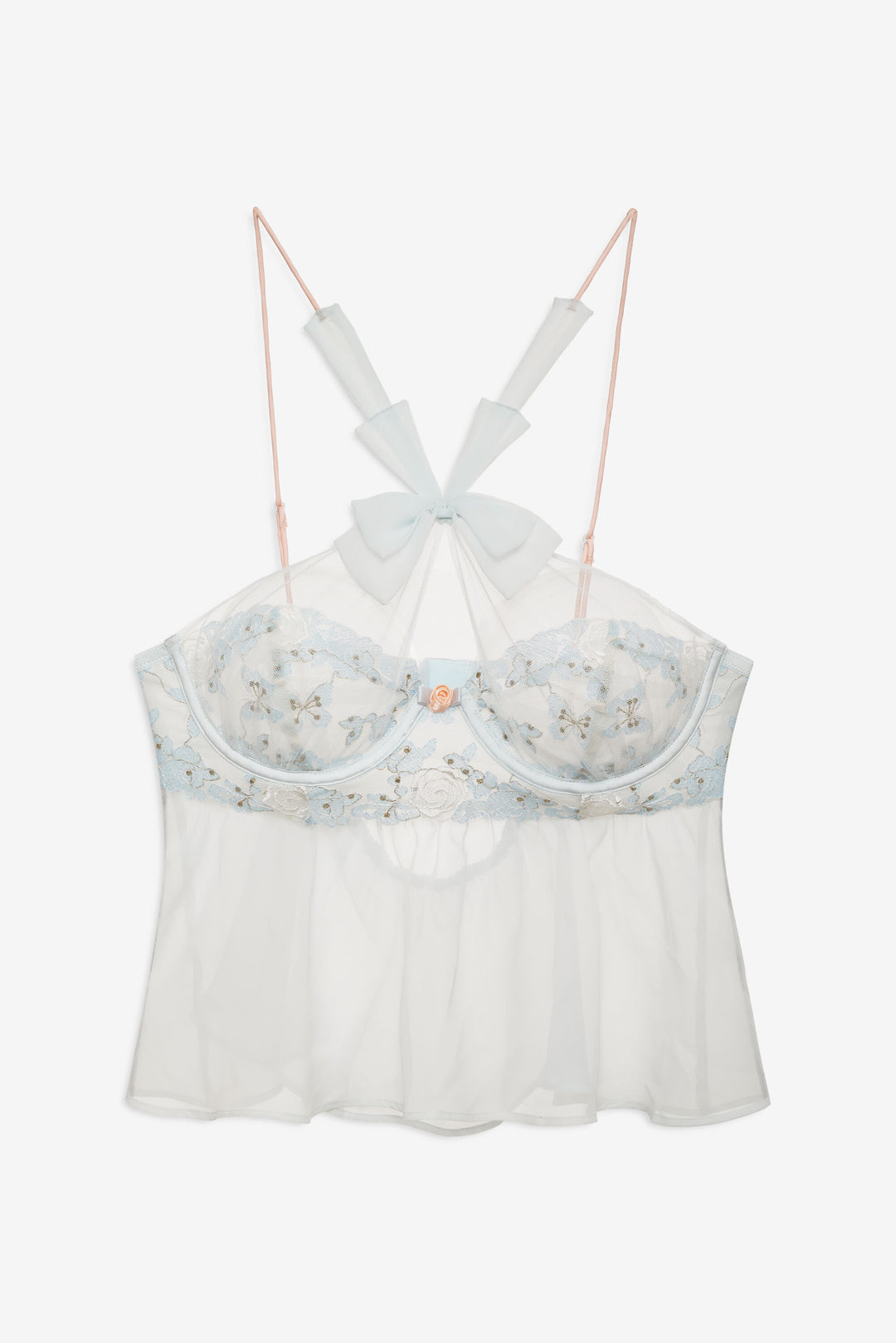 Winter Roses Top - Blue | For Love and Lemons