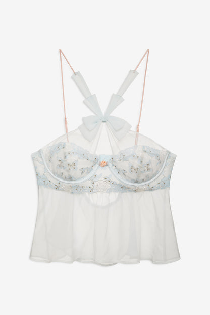 Winter Roses Top - Blue | For Love and Lemons