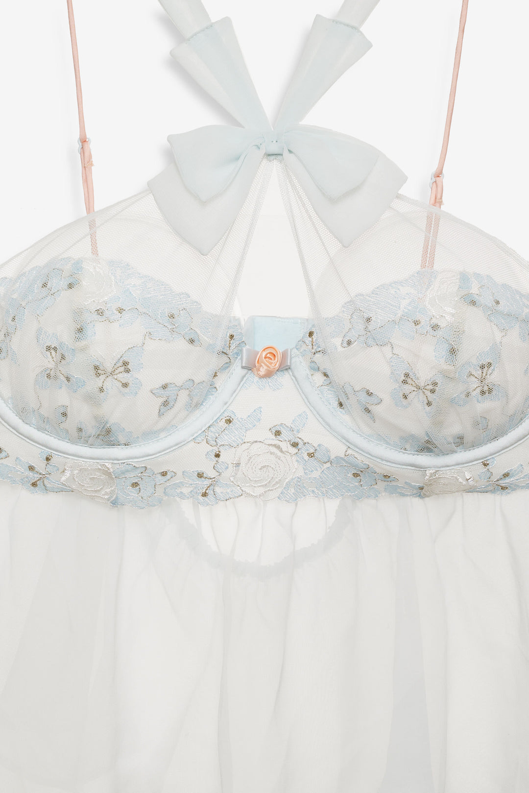 Winter Roses Top - Blue | For Love and Lemons