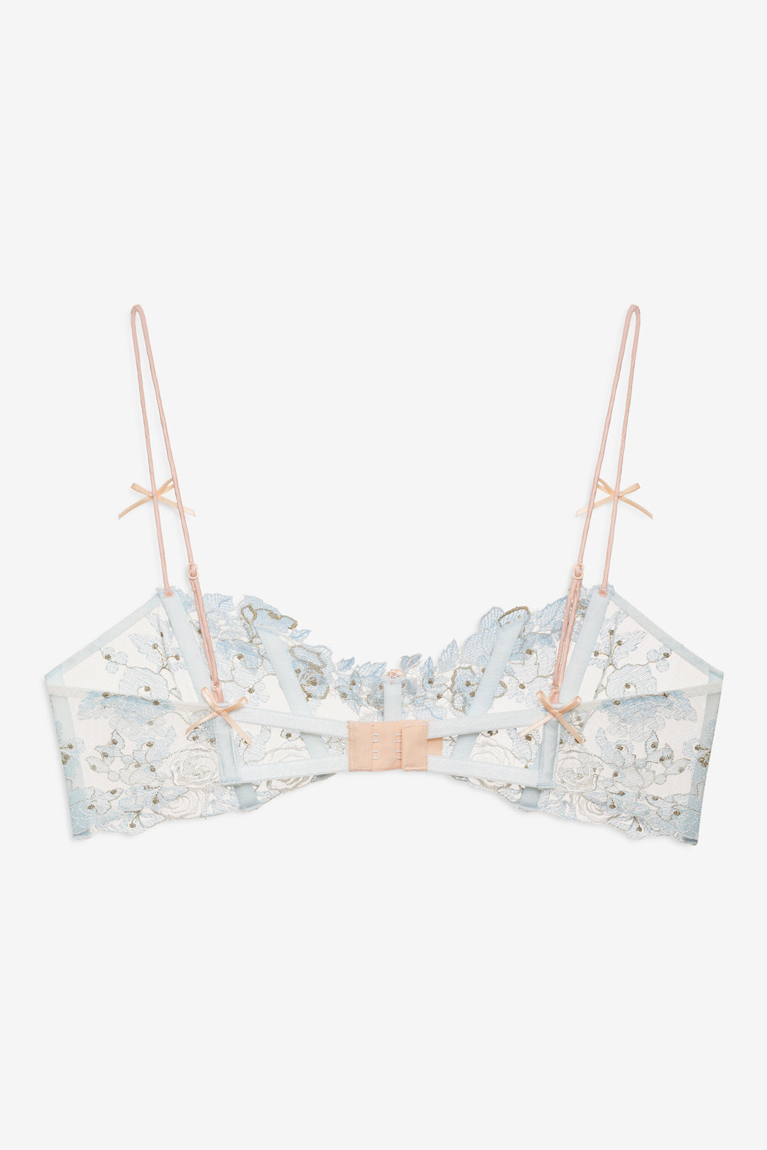 Winter Roses Bra - Blue | For Love and Lemons