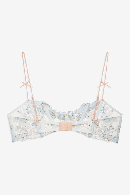 Winter Roses Bra - Blue | For Love and Lemons