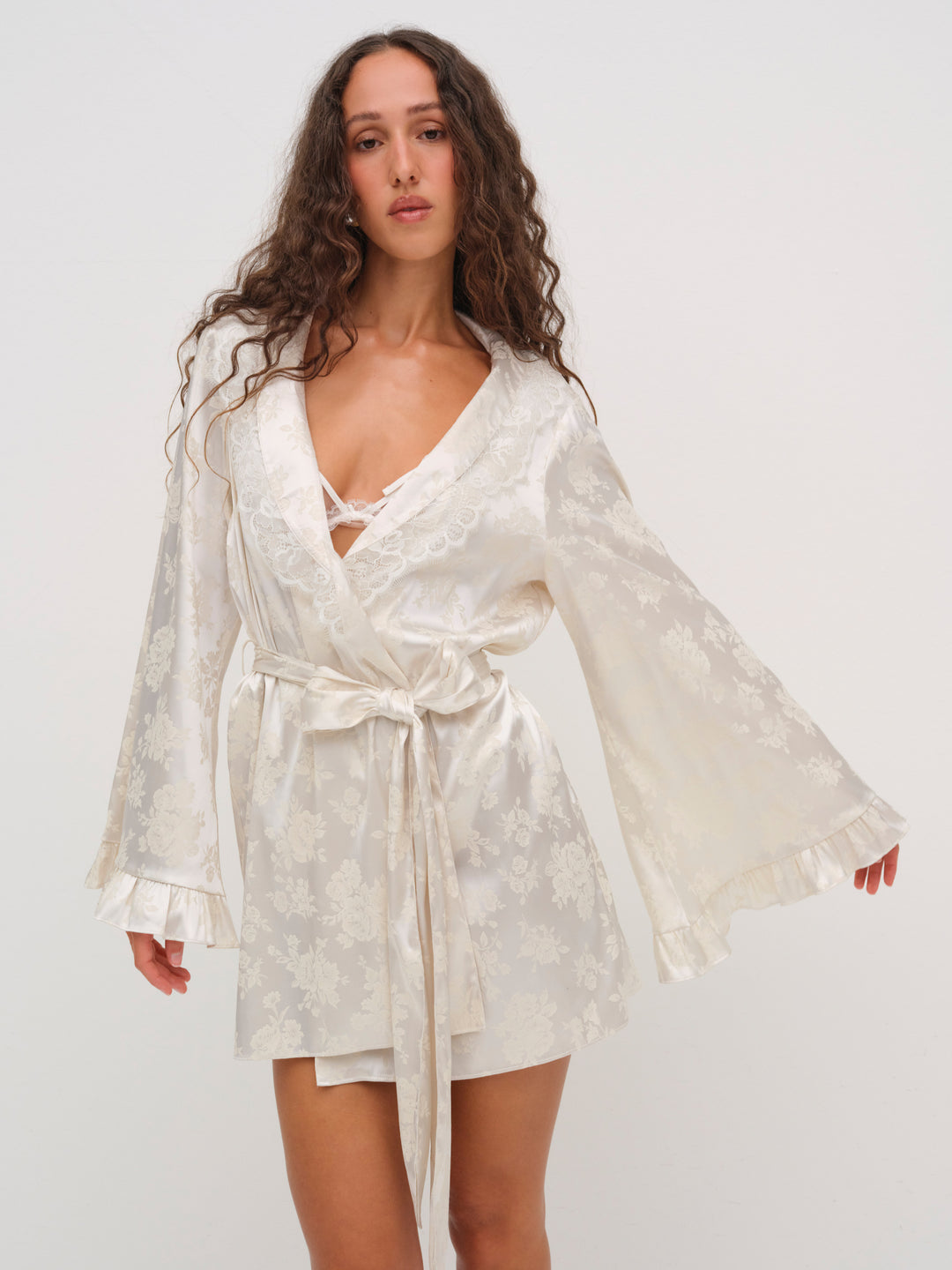 Audrey Robe - Cream | For Love and Lemons