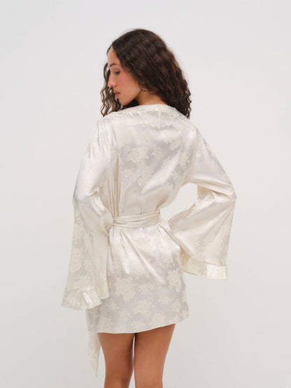 Audrey Robe - Cream | For Love and Lemons