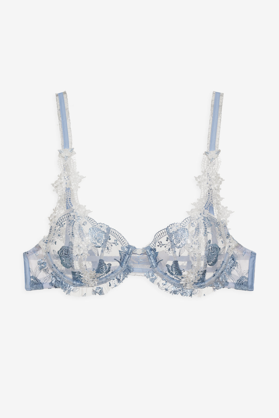 Zoeva Underwire Bra - Blue | For Love and Lemons