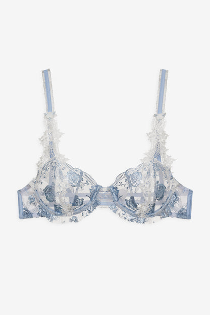 Zoeva Underwire Bra - Blue | For Love and Lemons
