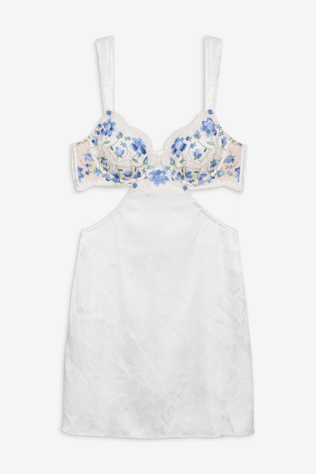Festival Rose Slip Dress - Blue | For Love and Lemons