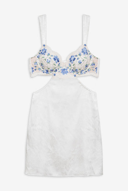 Festival Rose Slip Dress - Blue | For Love and Lemons