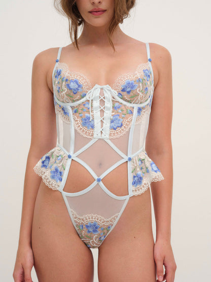 Festival Rose Teddy - Blue | For Love and Lemons