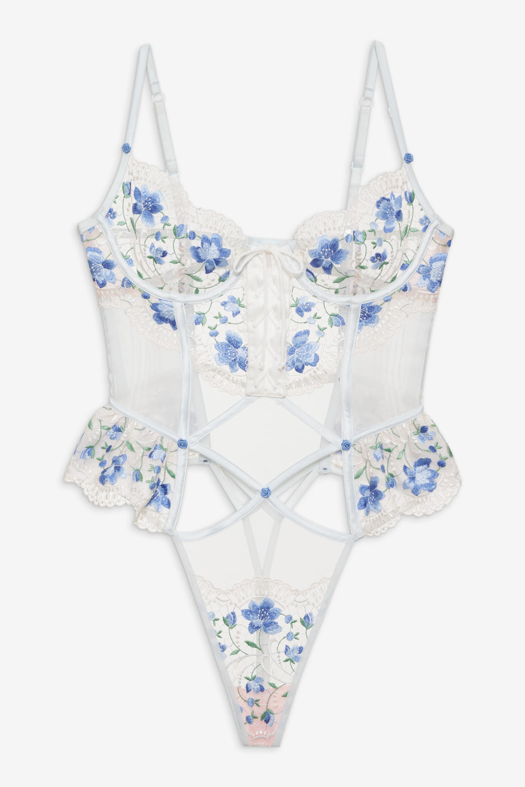 Festival Rose Teddy - Blue | For Love and Lemons