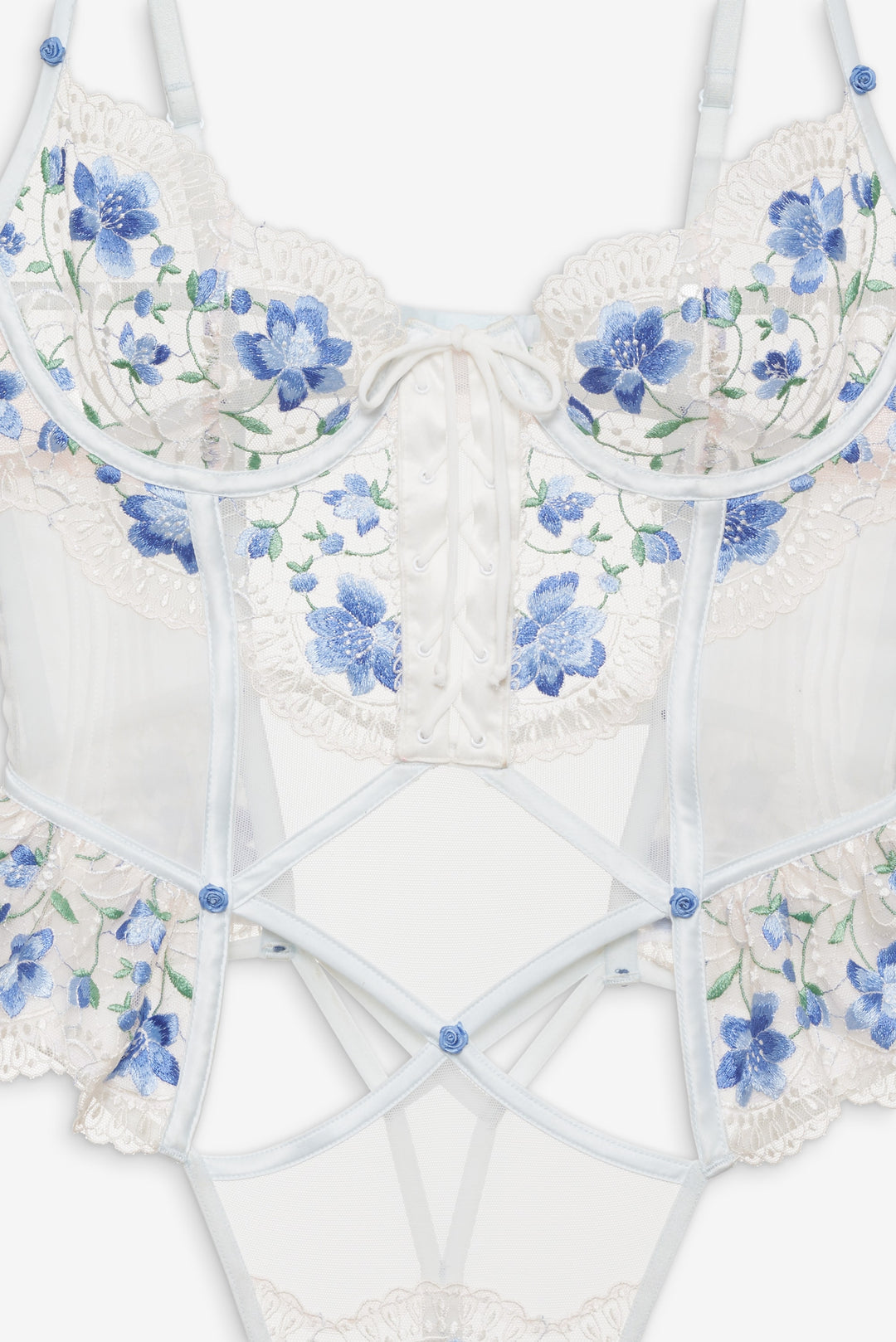Festival Rose Teddy - Blue | For Love and Lemons