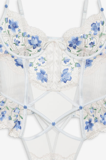 Festival Rose Teddy - Blue | For Love and Lemons