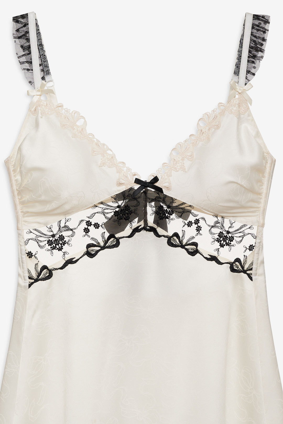 Bow Time Slip Dress - Cream | For Love and Lemons