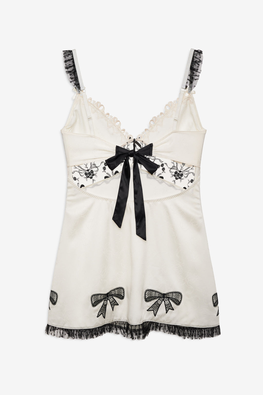 Bow Time Slip Dress - Cream | For Love and Lemons