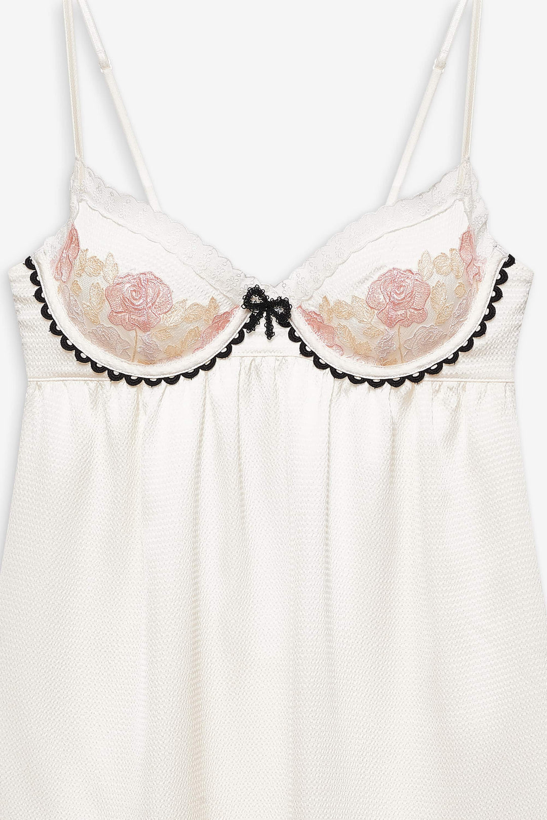 Evie Floral Slip Dress - Cream | For Love and Lemons