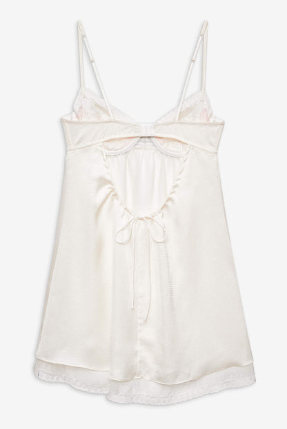 Evie Floral Slip Dress - Cream | For Love and Lemons