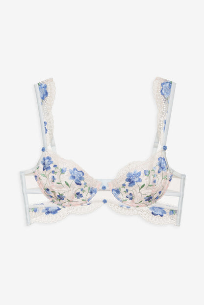 Festival Rose Bra - Blue | For Love and Lemons
