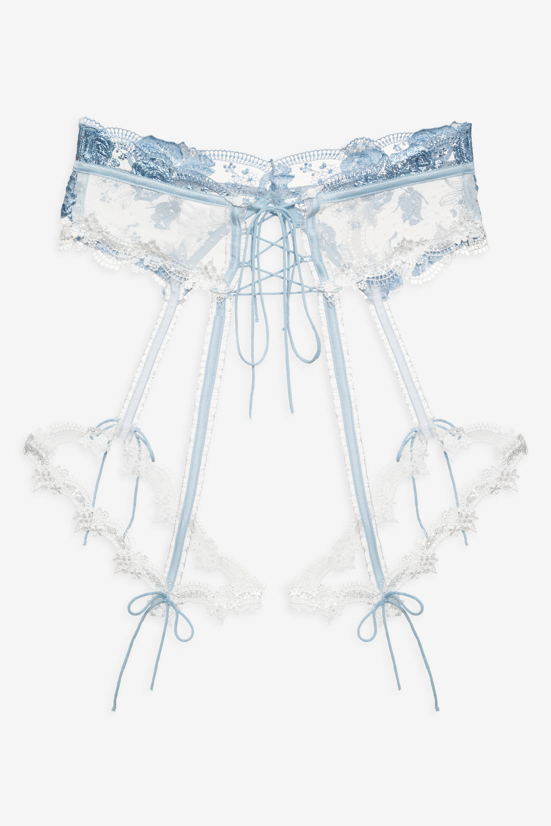 Zoeva Garter Belt - Blue | For Love and Lemons