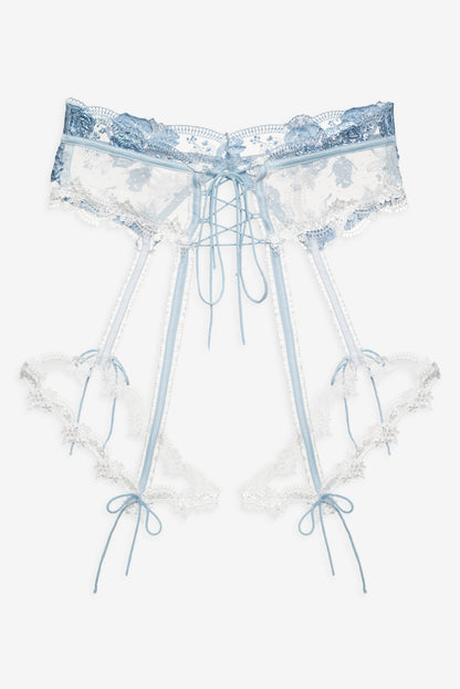 Zoeva Garter Belt - Blue | For Love and Lemons