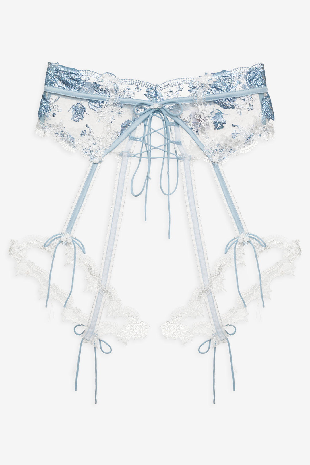 Zoeva Garter Belt - Blue | For Love and Lemons