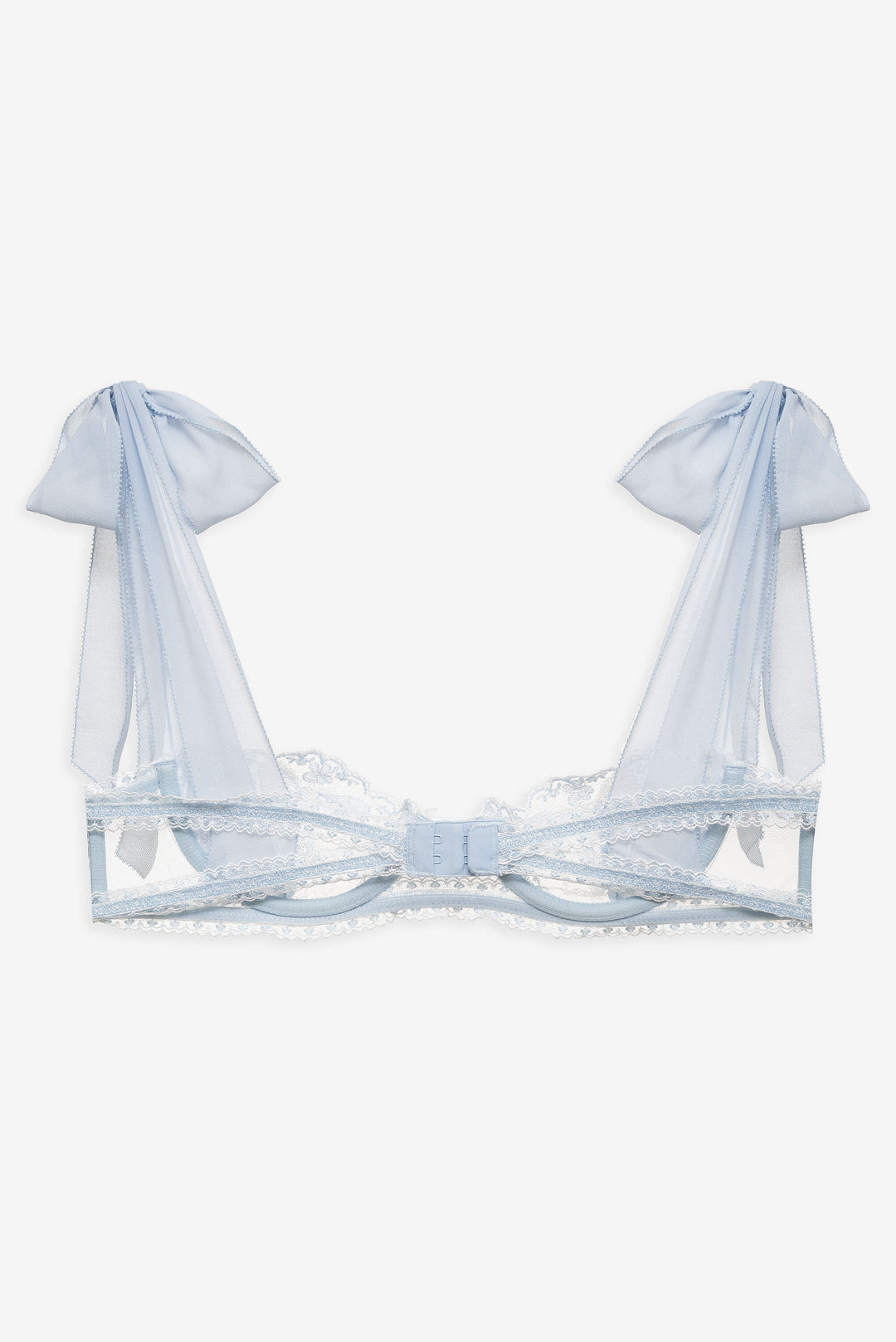 Blair Bow Underwire Bra - Blue | For Love and Lemons