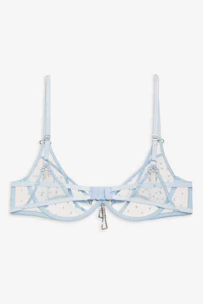 Izzy Underwire Bra - Blue | For Love and Lemons
