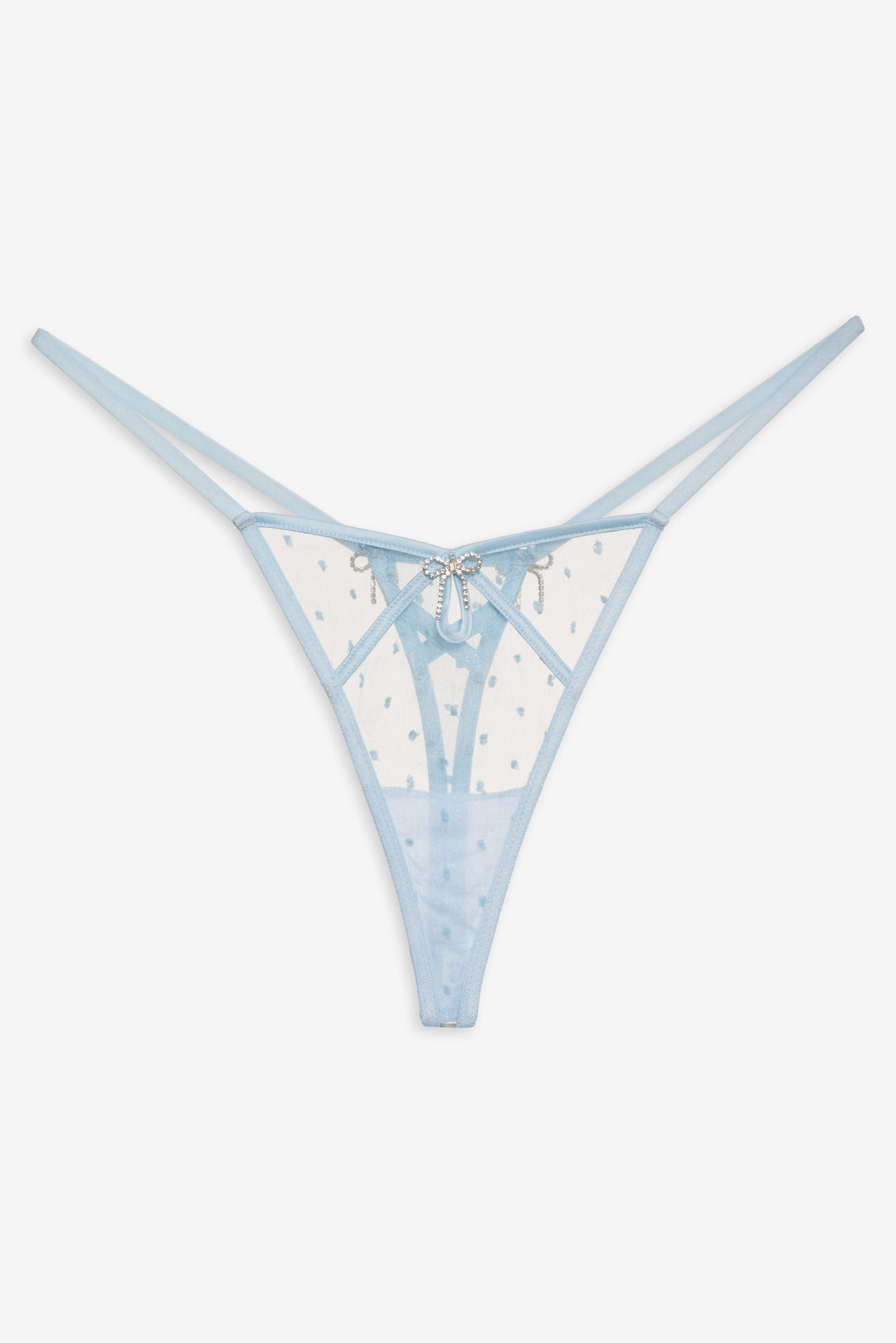Izzy Thong Panty - Blue | For Love and Lemons