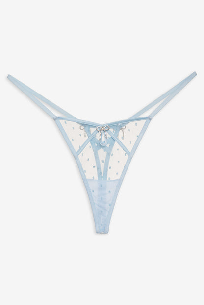 Izzy Thong Panty - Blue | For Love and Lemons