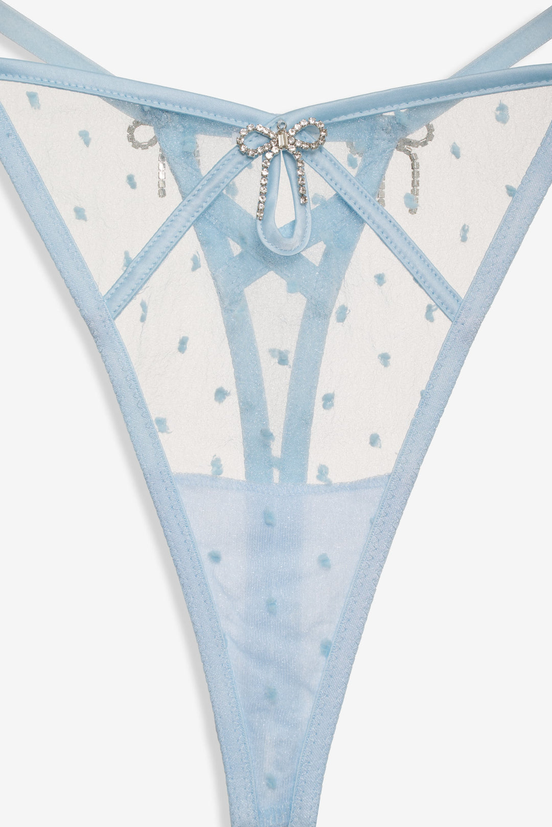 Izzy Thong Panty - Blue | For Love and Lemons