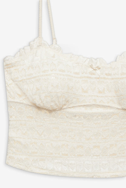 Reba Sleep Top - White | For Love and Lemons