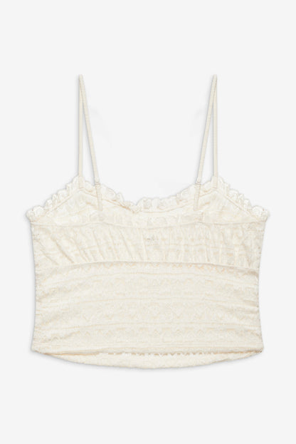 Reba Sleep Top - White | For Love and Lemons