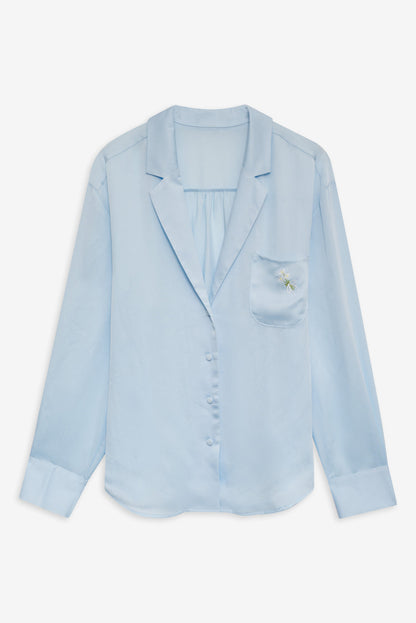 Everyday Pajama Top - Blue | For Love and Lemons